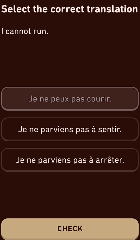 I found my French was deteriorating, so was doing some Duolingo. No place to escape from my predicament though, Duo has no chill.